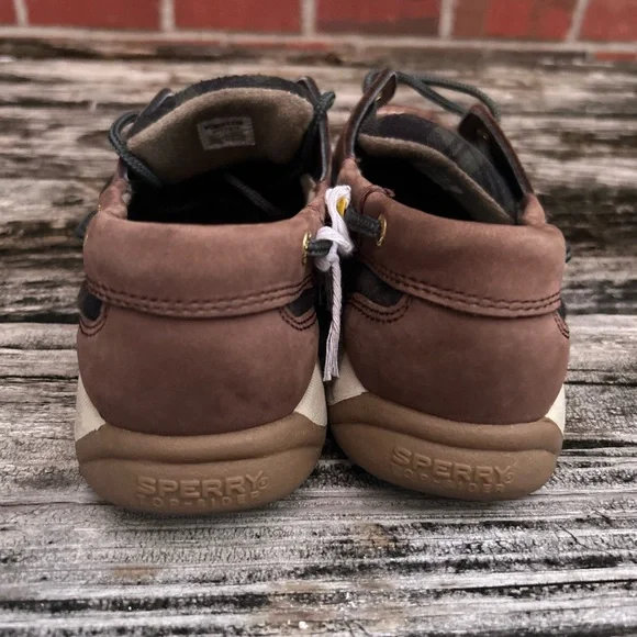 Sperry Top Siders Leather Blue Green Tartan Plaid Women's Boat Shoes Size 6.5 - Picture 7 of 12